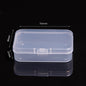 Multifunctional Acrylic Card Storage Box 12x10.5cm Display Card Case Holds 400 Postcards With 2 Compartments For Postcard/Photos