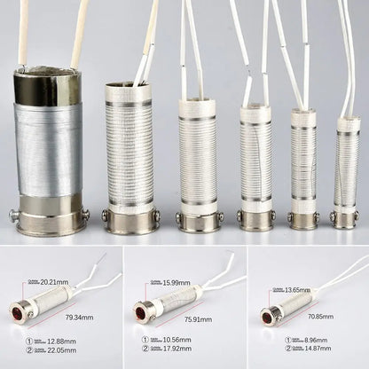 220V 75W100W150W200W300W500W Soldering Iron Core Heating Element Replacement Welding Tool Mica Externally Heating Core