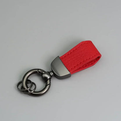 Short Lovely Leather Keychain Vintage Personalized Keyring Custom Logo Name Car Key Holder Chain Laser Engrave Women Charm Gift