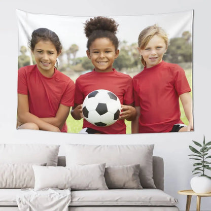 Custom Tapestry Personalized Photo Tapestry Wall Hanging for Bedroom, Living Room & Dorm Decor, Modern Home Wall Art