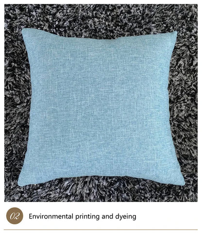 Solid Sofa Cushion Cover 30X50/40X4045X45/40X60/50X50/55X55/60X60 Cozy Linen Home Office Throw Pillow Cover Case