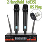 SENNESAI Ew100g3 Professional Dual Wireless Microphone Stage Performance 2 Channels 600-699MHz UHF Karaoke Metal Handheld