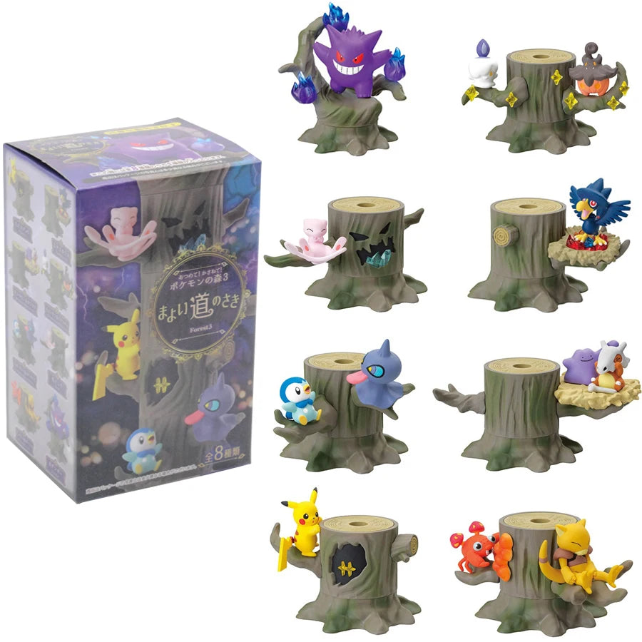 Pokm Starry Sky And Stained Glass Pikachu Mystery Box Eevee Blind Box Anime Figures Snorlax Surprise Gift Colletions Toy