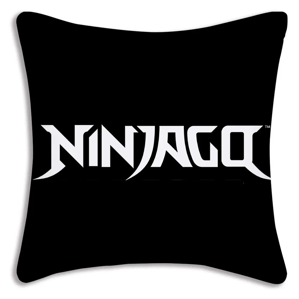 Pillow Covers Cartoon For Game Ninjagos Sofa Decorative Home Double-sided Printing Short Plush Cute Cushion Cover