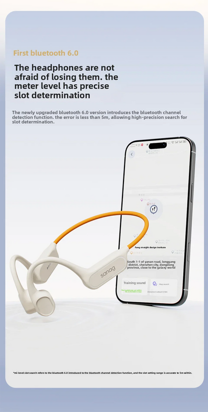 Sanag Bone Conduction Bluetooth Earphone 32GB Memory IPX8 Swimming Headphones Flash-sale Wireless Headset MP3 Earbuds
