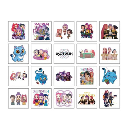 20pcs/set Girl Group Theme Temporary Tattoo Sticker Tattoo Sticker Demonizing For Party Gifts