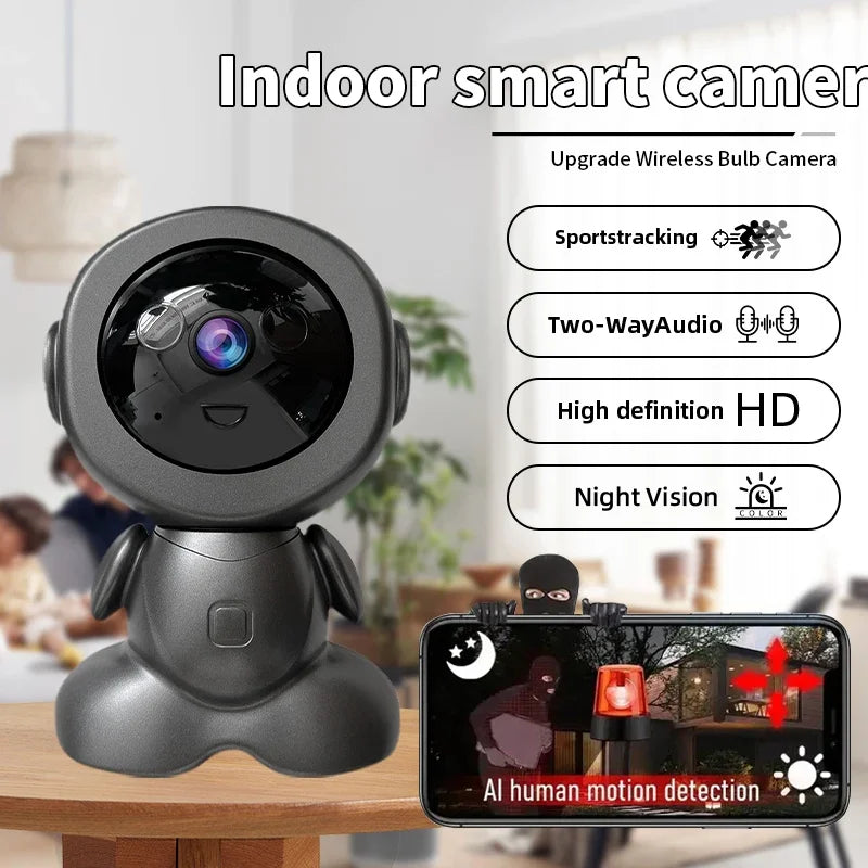 8MP Wifi Security Camera Indoor HD Baby Monitor Smart Home Two Way Audio Tracking Night Night Vision Robot PTZ IP Cameras