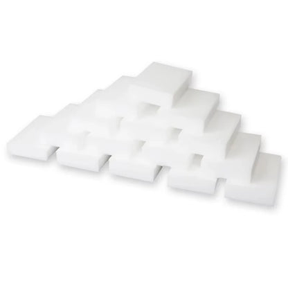 100 Pcs/lot Melamine Sponge Eraser White Cleaning Tools Cleaning Sponge Cleaner Car Office For kitchen Office Bathroom 10*6*2cm