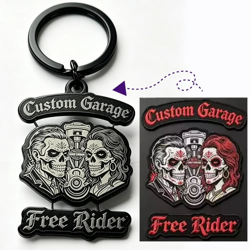 Custom Logo Pendant Neckalce Engraved Picture Nameplate Necklace Personalized Personal Hip Hop Classic Motorcycle Club Jewelry