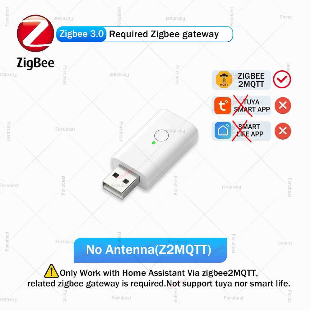 Zigbee 3.0 USB Signal Repeater Range Extender Amplifier For Home Assistant Zigbee2MQTT Tuya Smart Life Devices Automation Module