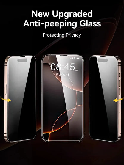 Joyroom 1/2 sztuki Do iPhone'a 17 Pro Max Szkło Antyszpiegowskie Ochronne Szkło Prywatyzujące Do iPhone'a 17 Pro 17 Air Szkło Hartowane
