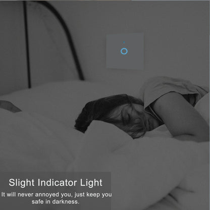 Tuya Wifi Smart Light Switch EU 1/2/3Gang Touch Light Switch No Neutral Wire Wall Light Switches for Alexa Google Voice Control