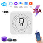 WIFI/ZigBee Smart Mini Smart Light Switch 2 Way Control Breaker Relay 16A Smart Life APP Voice Control For Tuya Alexa Google