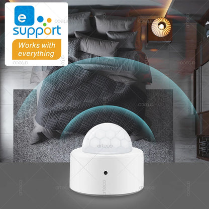 Ewelink Zigbee PIR Motion Sensor Human Body Movement Wireless Infrared Detector Smart Home Security Works With Alexa Google Home