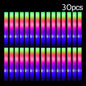 15/30Pcs LED Glow Sticks Bulk Colorful RGB Glow Foam Stick Cheer Tube Dark Light for Xmas Birthday Wedding Party Supplies