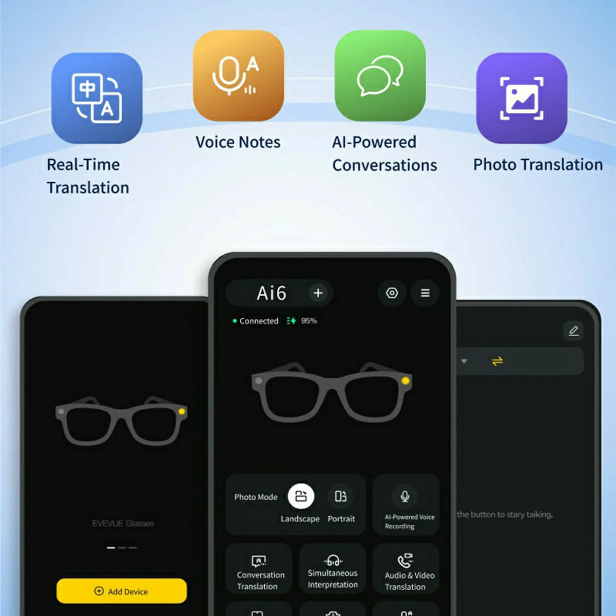 2026 AI Smart Glasses with 8MP Camera Video Recording Many Languages Translation Sunglasses Bluetooth Call Music Play Men Women