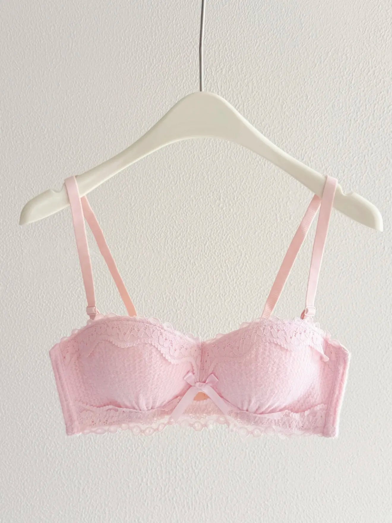 YEMOMO Lace Sexy Bra Set Padded Push Up Small Bust Lift Shaping Half Cup Concealed Bottom Intimate Underwear Set for Women  S-XL