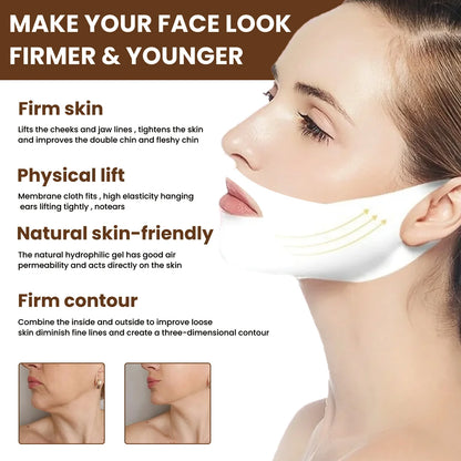 EELHOE Face Lifting Masks V Shaping Face Chin Firming Moisturizing Anti Aging Anti Sagging V Shape Face Lift up Mask Skin Care