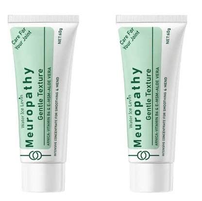 Water Ice Levin Neuropathy Cream with Arnica & Vitamin B6 - Intensive Concentrate for Soothing Nerve Discomfort & Skin Mending