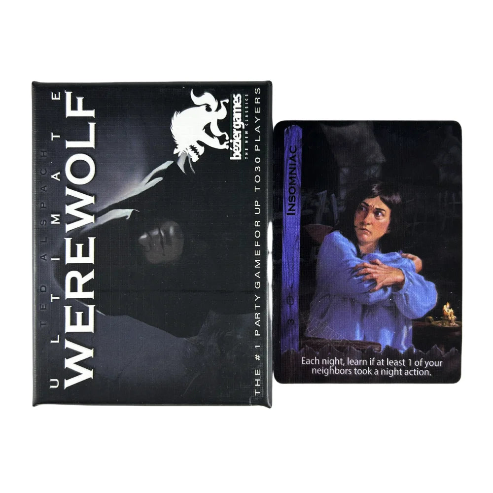 Ultimate Werewolf Revised Edition Card Game 34 Cards Keeps Games Fresh And Engaging Werewolf Party Game