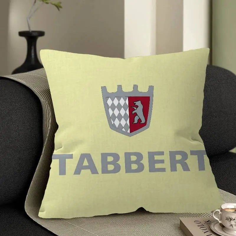 T-Tabbert Maple Design Cushion Cover Happy Autumn Harvest Decor Holiday Decorati Pillow Cover