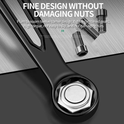 8mm-32mm Ratchet Wrench Dual-purpose Metric Setdouble Offset Ring Spanner Universal Spanner For Car Repair Hand Tool