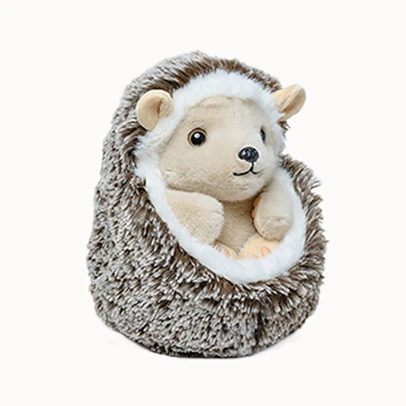10/20/25cm Cute Hedgehog Plush Doll Soft Hedgehog Huggable Pillow Lifelike Hedgehog Pendant Doll Lovely Desktop Pet Bag Decor