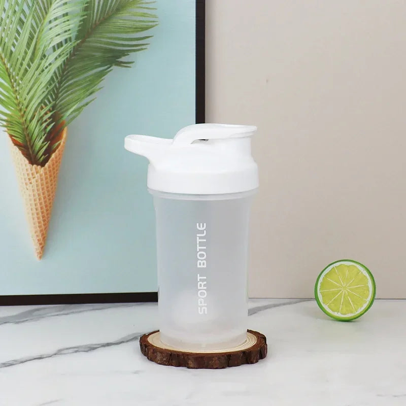 300ml Portable Protein Shaker Bottle, Leak Proof Water Bottle for Gym Outdoor Fitness Training, Sport Mixing Cup