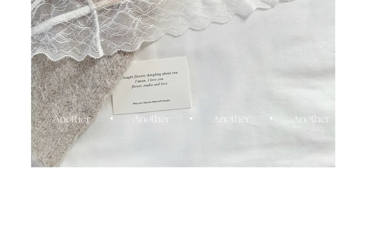 Sexy Lace Bralette No Underwire | French Triangle Cup Bra | Summer Thin Breathable for Women | Slimming Strappy Back Lingerie