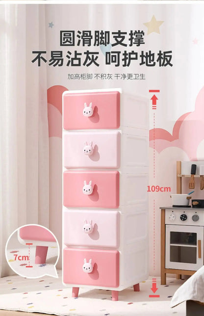 Cute Children Nightstands Nordic Pink Korean Children Nightstands Corner Cabinets Nachtkastje Kids Bedroom Furniture YN50CN