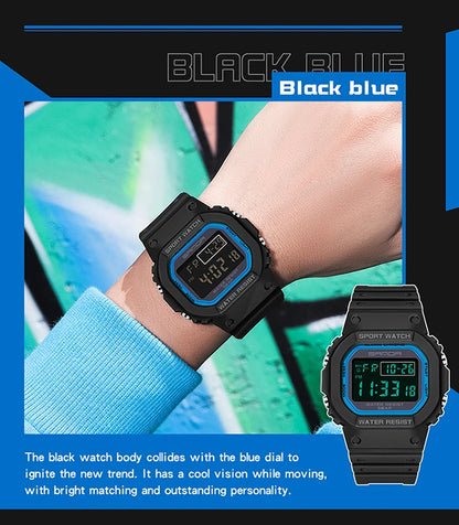 SANDA Fashion Top Brand G Style Digital Men's Watch Luxury Military Sport Waterproof Alarm Stopwatch Clock Men Relogio Masculino