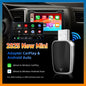 2 in 1 AI Box Mini Adapter Wired to Wireless Carplay&Android Auto Compatible with 99% of Cars Plug and Play WiFi Smart Dongle