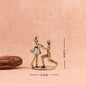 Mini Brass Couple Proposal Decorations Gifts for Lovers Decoration Miniature Bedroom Desk Decoration Valentine's Day Gift