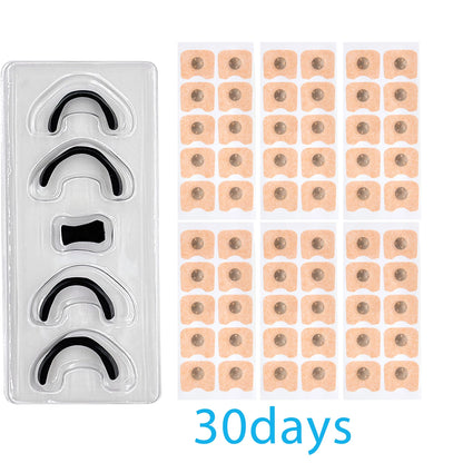 2026Anti-Snoring Nasal Strips Kit Magnetic Nose Strips for Nasal Breathing Dilators Sports Air Improvement And Better Sleeping