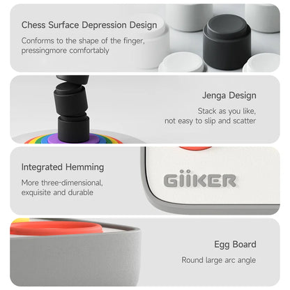 Giiker Smart Four Connected 5x5x5 3D Four in A Row Board Game with Intelligent AI Space Creative Interactive Toys For Kids Gifts