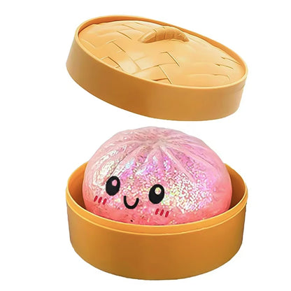 Colorful Glitter Dumpling Blind Box Squishy Relaxing Relieve Anxiety Antistress Enhance Happiness Rebound Squeeze Reliever Toy