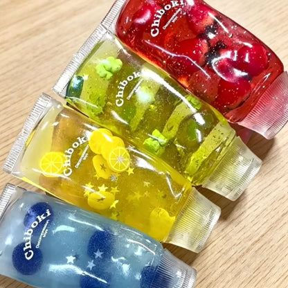 Fruit Filled Maltose Toothpaste Slow Rebound Squeeze Toy Deformable Sensory Fidget Stress Relief Blind Box