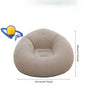Large Lazy Inflatable PVC Sofa Chair Lounger Seat Bean Bag Tatami Style Living Room Couch 2026 Latest Models Puff Pouf