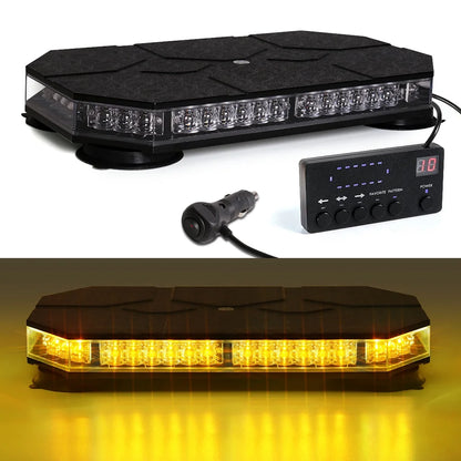 42 LED Samochodowe Światła Stroboskopowe na Dach, Awaryjne Światła Ostrzegawcze, Magnetyczny Montaż do Ciężarówek, Karetek, Pługów Śnieżnych, Świateł Policyjnych, blyskowych