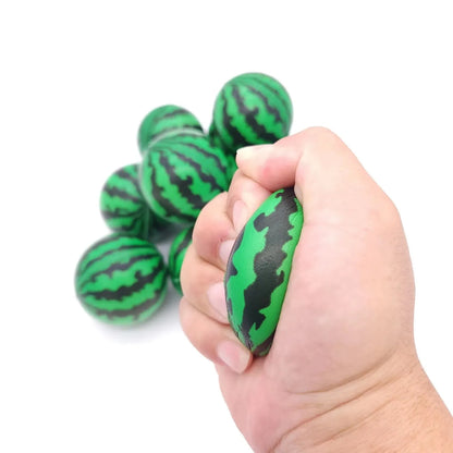 5/10/20Pcs Watermelon Stress Balls Foam Balls Stress Reliever Toys Party Favors for Kids School Carnival Party Supplies 2.5Inch