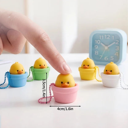 Turtle Keycap Keychain Cartoon Animals Keyboard Clicker Fidgets Click Anti-stress Pendant Charms Keyrings Birthday Gifts 키캡