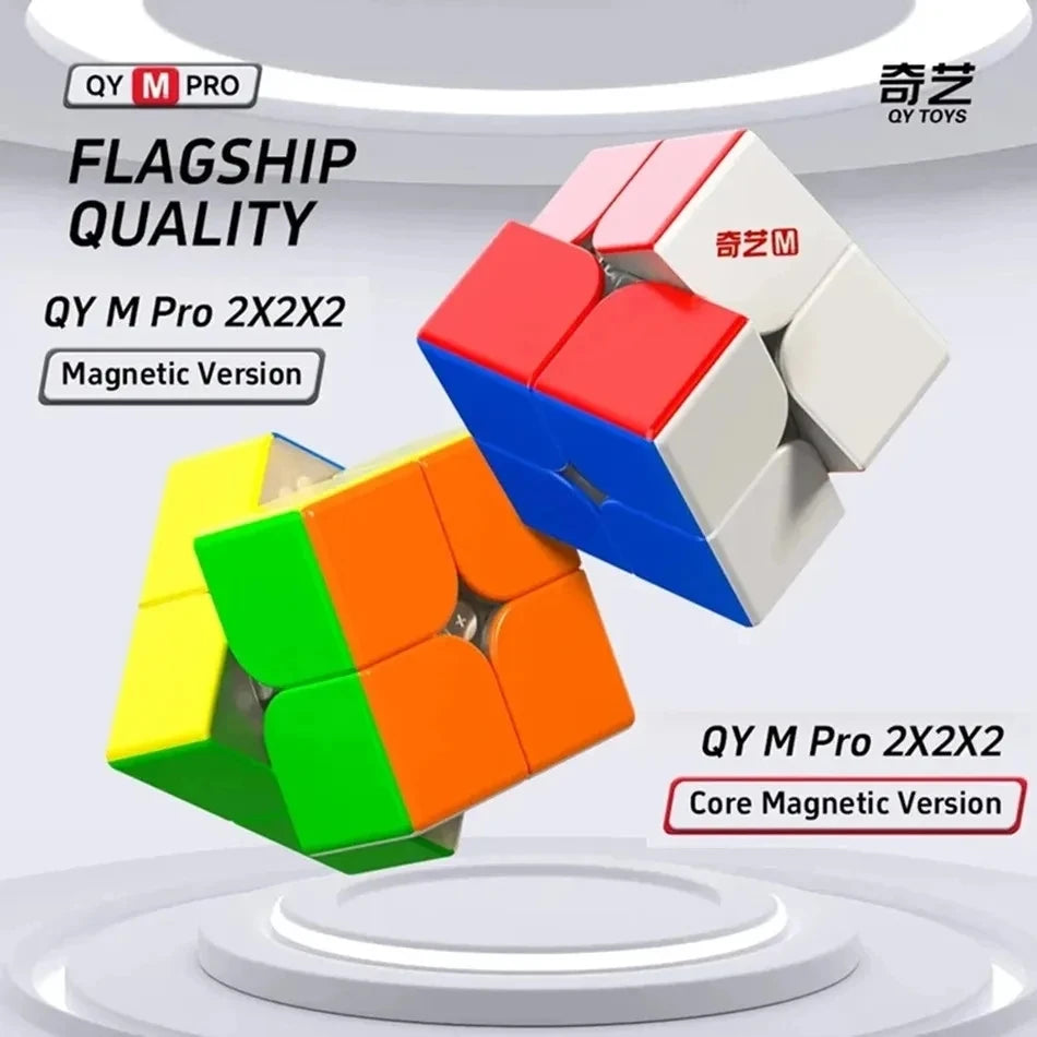 QiYi M Pro Series 2x2 3x3 4x4 Pyramid Magnetic Magic Cube Professional Speed Cubes Education Puzzle  Cubo Magico Toys Gifts