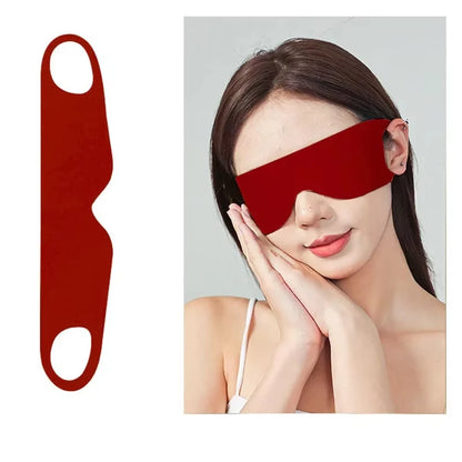 Comfortable Sleep Blackout Eye Mask Travel Eyepatch Thin Soft Eyeshade Nap Goggles Soild Color Washable Eye Protection Blindfold