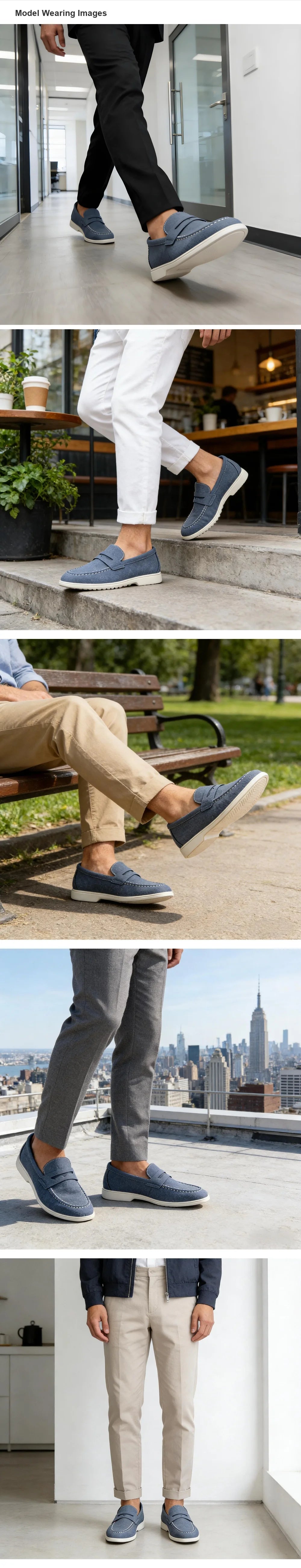 Men Flats Fashion Breathable Summer Comfortable Men Shoes
