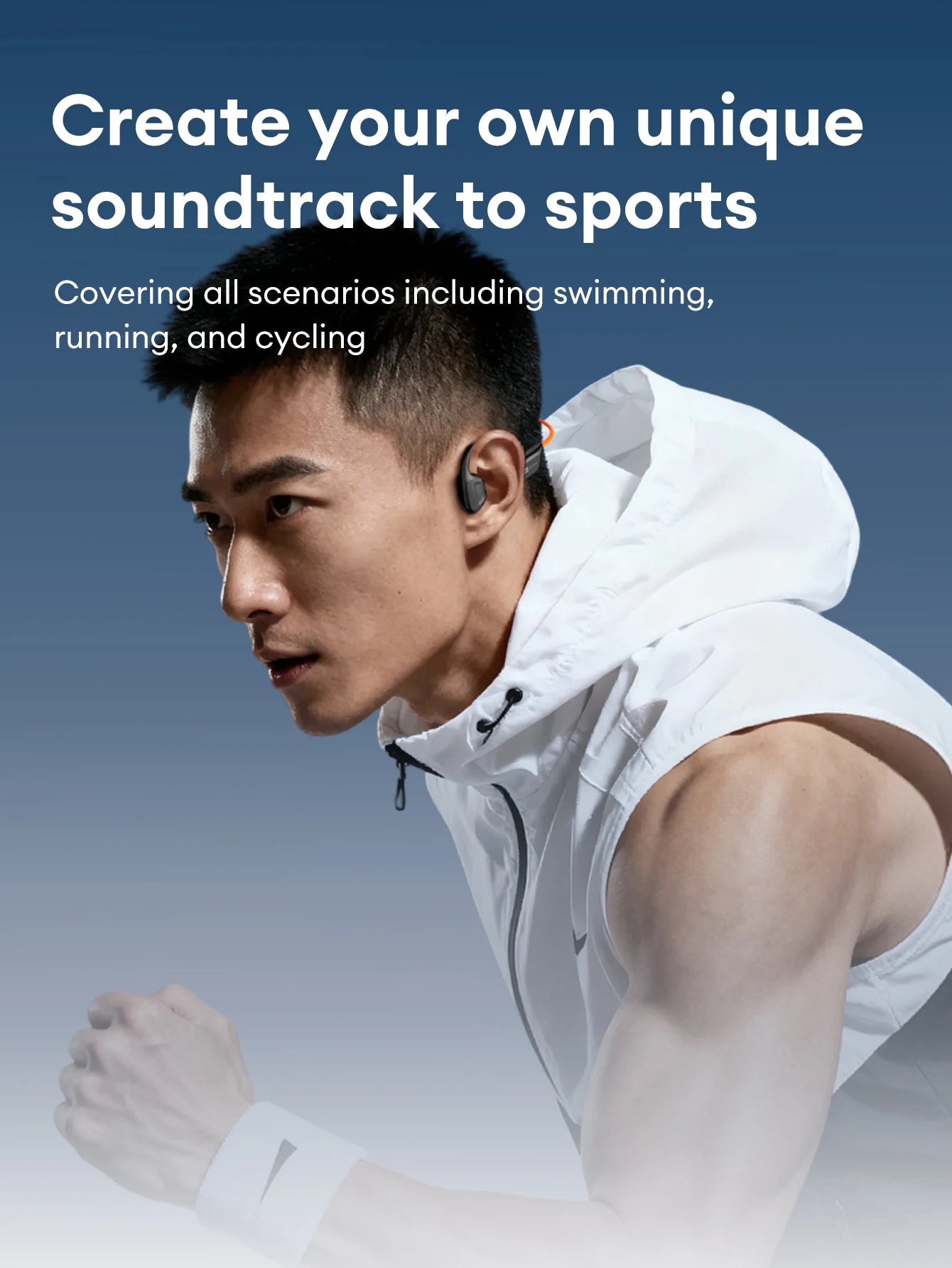 Lenovo S106 True Bone Conduction Wireless Earphones Bluetooth 6.0 IPX8 Swimming Headphones Waterproof Sports Cycling Headset New