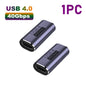Złącze ładowarki USB 4.0 PD 100W 8K 60Hz do Macbooka 40Gbps Szybki adapter USB-C OTG U-kształtny prosty kąt męski na żeński