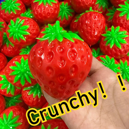 Handmade Crunchy Squishy Durian and Dragon Fruit Stress Ball Squeeze Toy, Squishy Fidget Ball, ASMR Sensory Stress Relief Toy