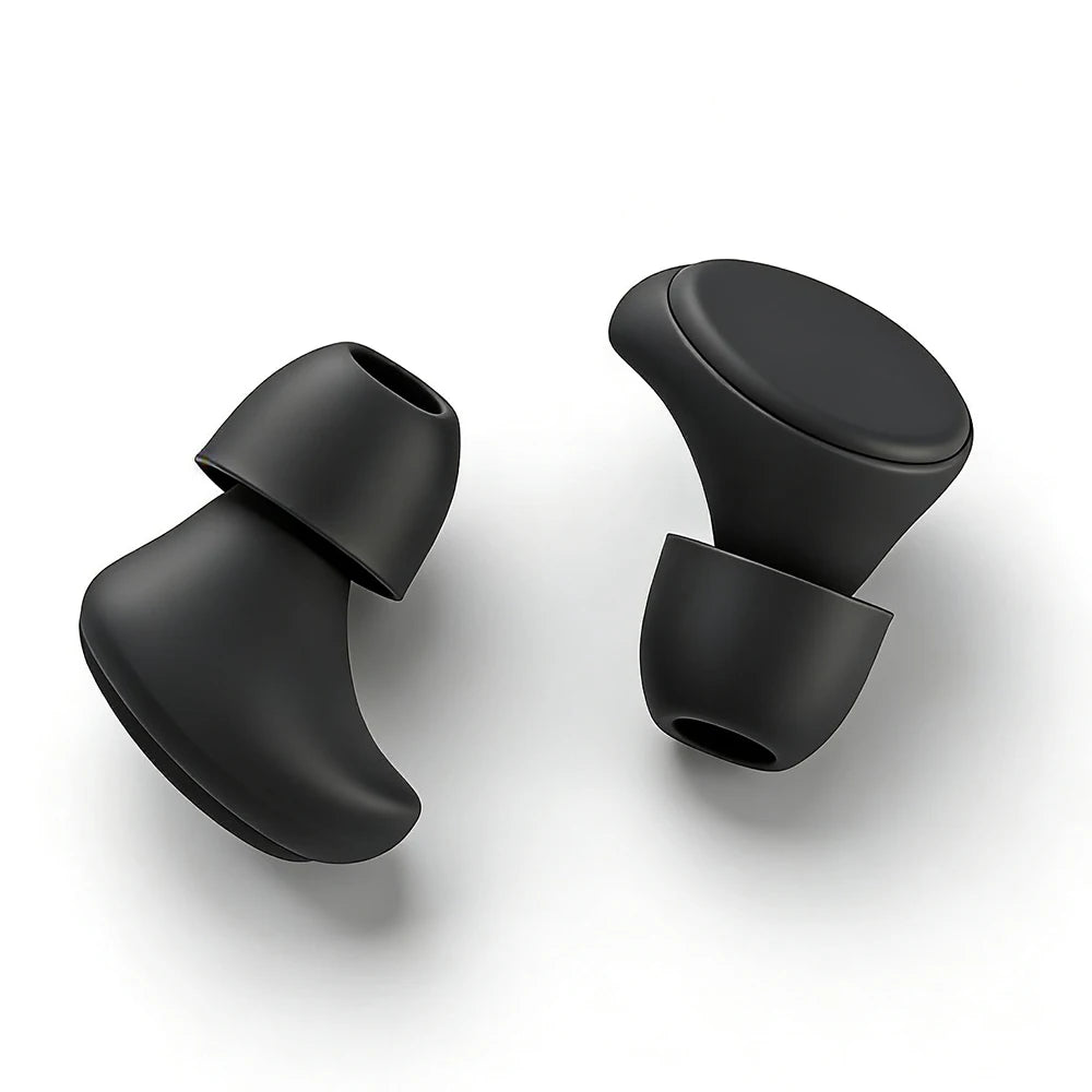 -36dB Noise Cancelling Sleep Earplugs Adjustable Air Pressure Comfortable Silicone for Sleeping Travel Work