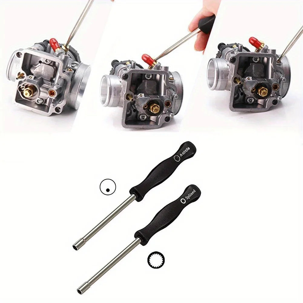 2Pcs 21-Teeth Splined + A-Circle Carburetor Adjustment Tool Screwdriver Kit For For Sears For Craftsman For Poulan