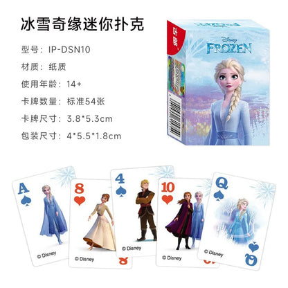 Disney Mickey Frozen Stitch Poker Lots-o'-Huggin' Bear Playing Cards Playing Cards Poker Indoor Family Entertainment Board Games